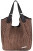 Bőr táska shopper bag Vittoria Gotti földszínű V80050